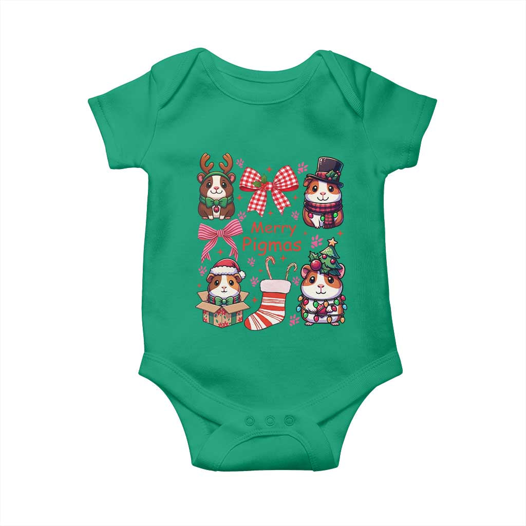 Merry Pigmas Baby Onesie Funny Guinea Pig Cavy Lover Holiday Gift - Wonder Print Shop