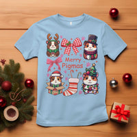 Merry Pigmas T Shirt Funny Guinea Pig Cavy Lover Holiday Gift - Wonder Print Shop