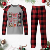 Merry Pigmas Plaid Pajama Set Funny Guinea Pig Cavy Lover Holiday Gift - Wonder Print Shop