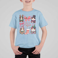 Merry Pigmas T Shirt For Kid Funny Guinea Pig Cavy Lover Holiday Gift - Wonder Print Shop