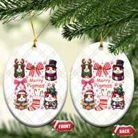 Merry Pigmas Ceramic Ornament Funny Guinea Pig Cavy Lover Holiday Gift - Wonder Print Shop
