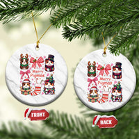 Merry Pigmas Ceramic Ornament Funny Guinea Pig Cavy Lover Holiday Gift - Wonder Print Shop