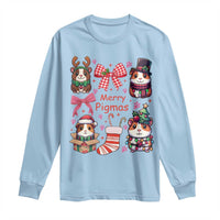 Merry Pigmas Long Sleeve Shirt Funny Guinea Pig Cavy Lover Holiday Gift - Wonder Print Shop