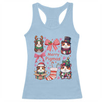 Merry Pigmas Racerback Tank Top Funny Guinea Pig Cavy Lover Holiday Gift - Wonder Print Shop