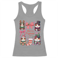 Merry Pigmas Racerback Tank Top Funny Guinea Pig Cavy Lover Holiday Gift - Wonder Print Shop