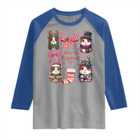 Merry Pigmas Raglan Shirt Funny Guinea Pig Cavy Lover Holiday Gift - Wonder Print Shop