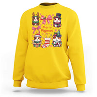 Merry Pigmas Sweatshirt Funny Guinea Pig Cavy Lover Holiday Gift - Wonder Print Shop