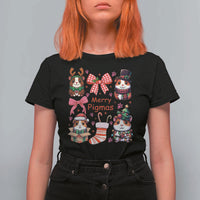 Merry Pigmas T Shirt For Women Funny Guinea Pig Cavy Lover Holiday Gift - Wonder Print Shop