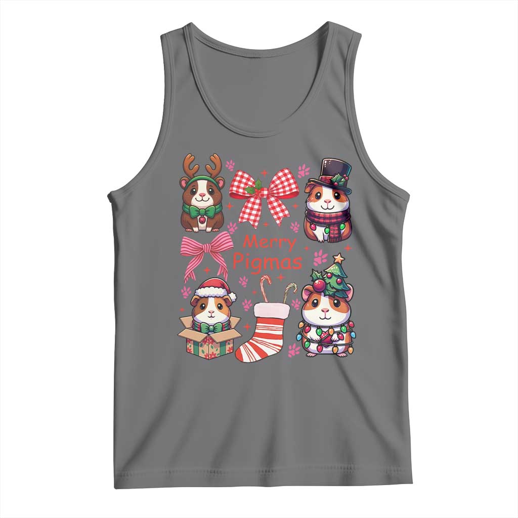 Merry Pigmas Tank Top Funny Guinea Pig Cavy Lover Holiday Gift - Wonder Print Shop