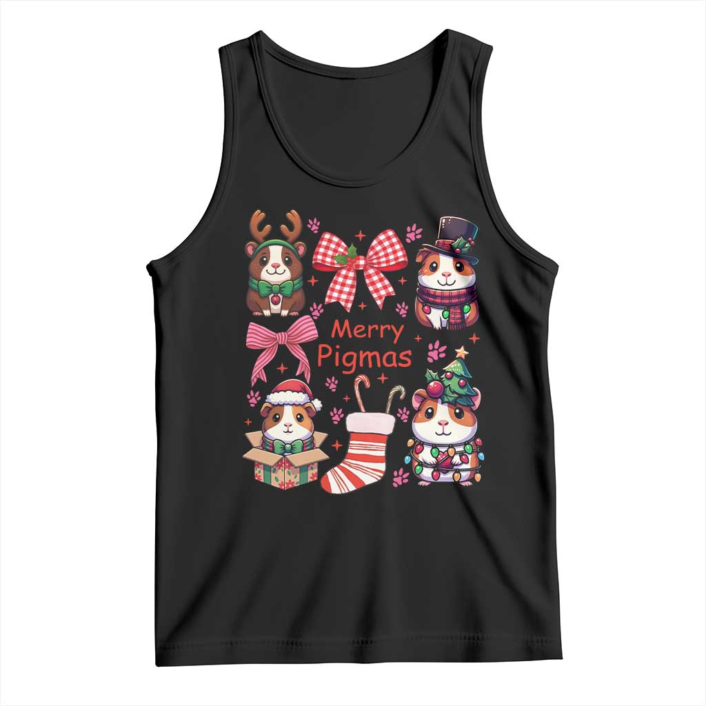 Merry Pigmas Tank Top Funny Guinea Pig Cavy Lover Holiday Gift - Wonder Print Shop