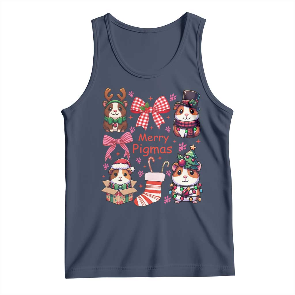 Merry Pigmas Tank Top Funny Guinea Pig Cavy Lover Holiday Gift - Wonder Print Shop