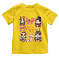Merry Pigmas Toddler T Shirt Funny Guinea Pig Cavy Lover Holiday Gift - Wonder Print Shop