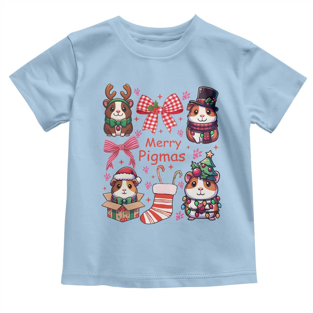Merry Pigmas Toddler T Shirt Funny Guinea Pig Cavy Lover Holiday Gift - Wonder Print Shop