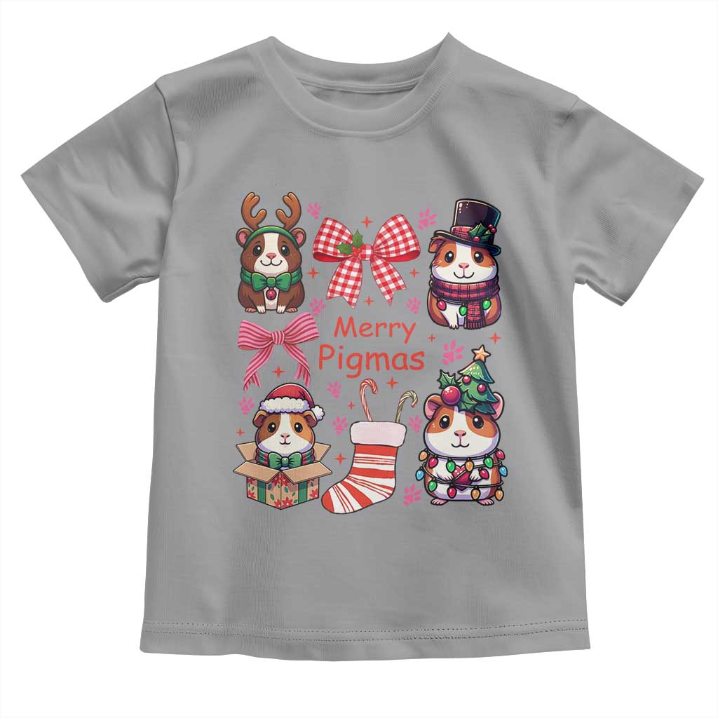 Merry Pigmas Toddler T Shirt Funny Guinea Pig Cavy Lover Holiday Gift - Wonder Print Shop