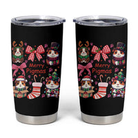 Merry Pigmas Tumbler Cup Funny Guinea Pig Cavy Lover Holiday Gift - Wonder Print Shop