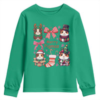 Merry Pigmas Youth Sweatshirt Funny Guinea Pig Cavy Lover Holiday Gift - Wonder Print Shop