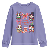 Merry Pigmas Youth Sweatshirt Funny Guinea Pig Cavy Lover Holiday Gift - Wonder Print Shop