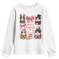 Merry Pigmas Youth Sweatshirt Funny Guinea Pig Cavy Lover Holiday Gift - Wonder Print Shop
