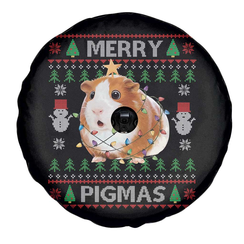 Merry Pigmas Ugly Christmas Spare Tire Cover Guinea Pig Lover - Wonder Print Shop