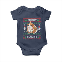 Merry Pigmas Ugly Christmas Baby Onesie Guinea Pig Lover - Wonder Print Shop