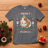 Merry Pigmas Ugly Christmas T Shirt Guinea Pig Lover - Wonder Print Shop
