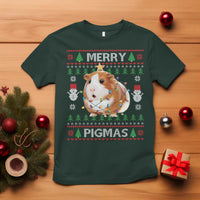 Merry Pigmas Ugly Christmas T Shirt Guinea Pig Lover - Wonder Print Shop