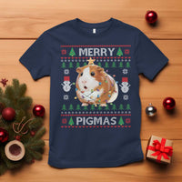Merry Pigmas Ugly Christmas T Shirt Guinea Pig Lover - Wonder Print Shop