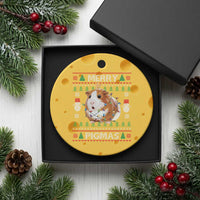 Merry Pigmas Ugly Christmas Ceramic Ornament Guinea Pig Lover - Wonder Print Shop