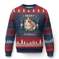Merry Pigmas Ugly Xmas Ugly Christmas Sweater Guinea Pig Lover - Wonder Print Shop