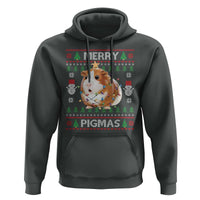 Merry Pigmas Ugly Christmas Hoodie Guinea Pig Lover - Wonder Print Shop