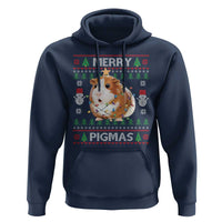 Merry Pigmas Ugly Christmas Hoodie Guinea Pig Lover - Wonder Print Shop