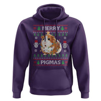 Merry Pigmas Ugly Christmas Hoodie Guinea Pig Lover - Wonder Print Shop