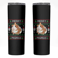 Merry Pigmas Ugly Christmas Skinny Tumbler Guinea Pig Lover - Wonder Print Shop