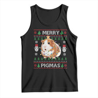 Merry Pigmas Ugly Christmas Tank Top Guinea Pig Lover - Wonder Print Shop