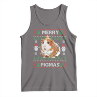 Merry Pigmas Ugly Christmas Tank Top Guinea Pig Lover - Wonder Print Shop