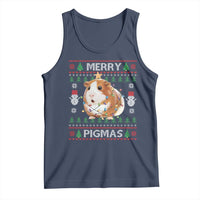 Merry Pigmas Ugly Christmas Tank Top Guinea Pig Lover - Wonder Print Shop