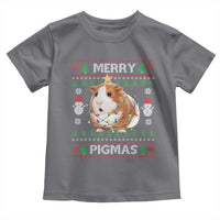 Merry Pigmas Ugly Christmas Toddler T Shirt Guinea Pig Lover - Wonder Print Shop