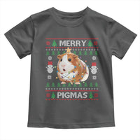 Merry Pigmas Ugly Christmas Toddler T Shirt Guinea Pig Lover - Wonder Print Shop