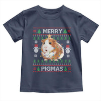 Merry Pigmas Ugly Christmas Toddler T Shirt Guinea Pig Lover - Wonder Print Shop
