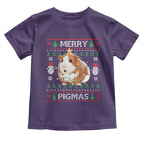 Merry Pigmas Ugly Christmas Toddler T Shirt Guinea Pig Lover - Wonder Print Shop