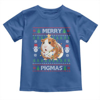 Merry Pigmas Ugly Christmas Toddler T Shirt Guinea Pig Lover - Wonder Print Shop