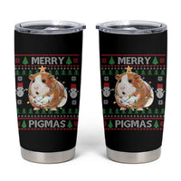 Merry Pigmas Ugly Christmas Tumbler Cup Guinea Pig Lover - Wonder Print Shop
