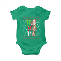 Funny Guinea Pig Ho Ho Ho Ugly Christmas Sweater Baby Onesie Cute Pet Lover - Wonder Print Shop