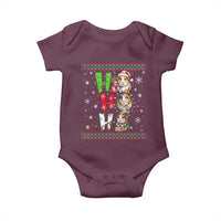 Funny Guinea Pig Ho Ho Ho Ugly Christmas Sweater Baby Onesie Cute Pet Lover - Wonder Print Shop