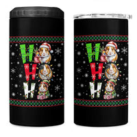 Funny Guinea Pig Ho Ho Ho Ugly Christmas Sweater 4 in 1 Can Cooler Tumbler Cute Pet Lover - Wonder Print Shop
