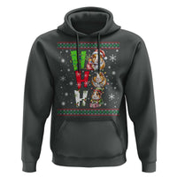 Funny Guinea Pig Ho Ho Ho Ugly Christmas Sweater Hoodie Cute Pet Lover - Wonder Print Shop