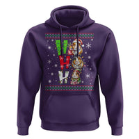 Funny Guinea Pig Ho Ho Ho Ugly Christmas Sweater Hoodie Cute Pet Lover - Wonder Print Shop