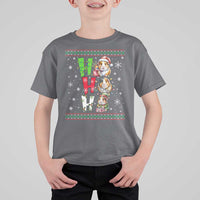 Funny Guinea Pig Ho Ho Ho Ugly Christmas Sweater T Shirt For Kid Cute Pet Lover - Wonder Print Shop