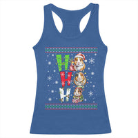 Funny Guinea Pig Ho Ho Ho Ugly Christmas Sweater Racerback Tank Top Cute Pet Lover - Wonder Print Shop