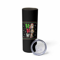 Funny Guinea Pig Ho Ho Ho Ugly Christmas Sweater Skinny Tumbler Cute Pet Lover - Wonder Print Shop
